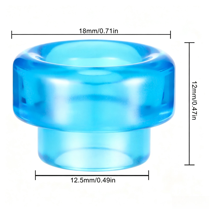Drip Tip Resin - 5 قطع من قطع التوصيل 810