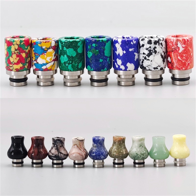 Drip Tip Resin - قطعة واحدة من فوهة التدخين 510
