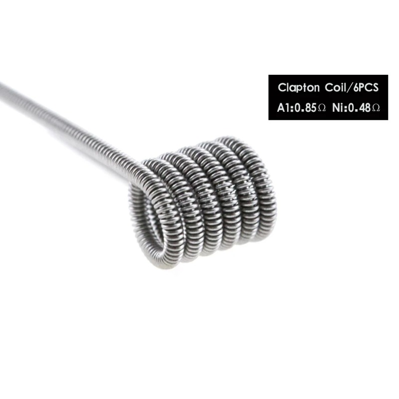 48 قطعة/مجموعة 8 في 1 ملفات مس - مراجعة Clapton Wire Pre Built وسعره